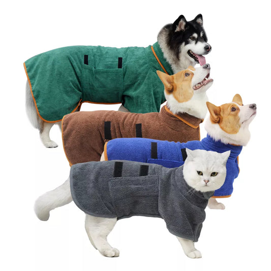 Peignoir polyvalent pour animaux de compagnie pour un confort et une commodité accrus