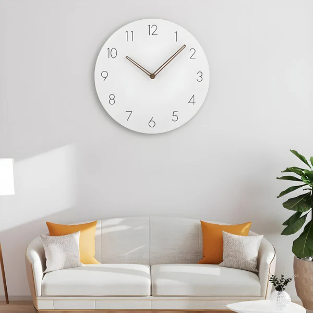 Nork - Horloge murale en bois élégante et stylée pour un look moderne