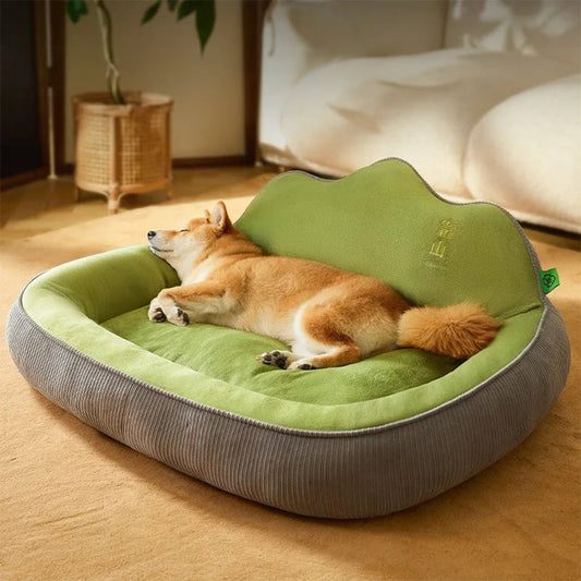 Coussin en peluche pour chats d'intérieur confortables