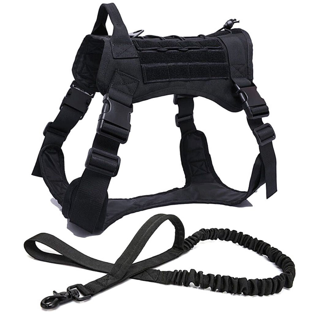 Harnais de sécurité tactique ajustable pour chiens pour un confort et une sécurité ultimes