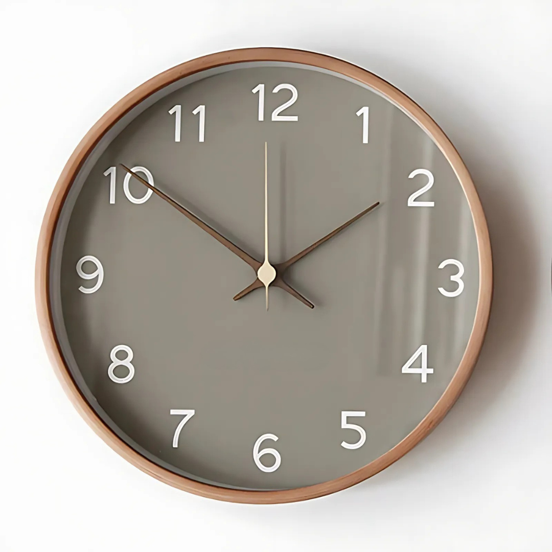 Transcend - Horloge murale en bois moderne élégante pour un intérieur stylé