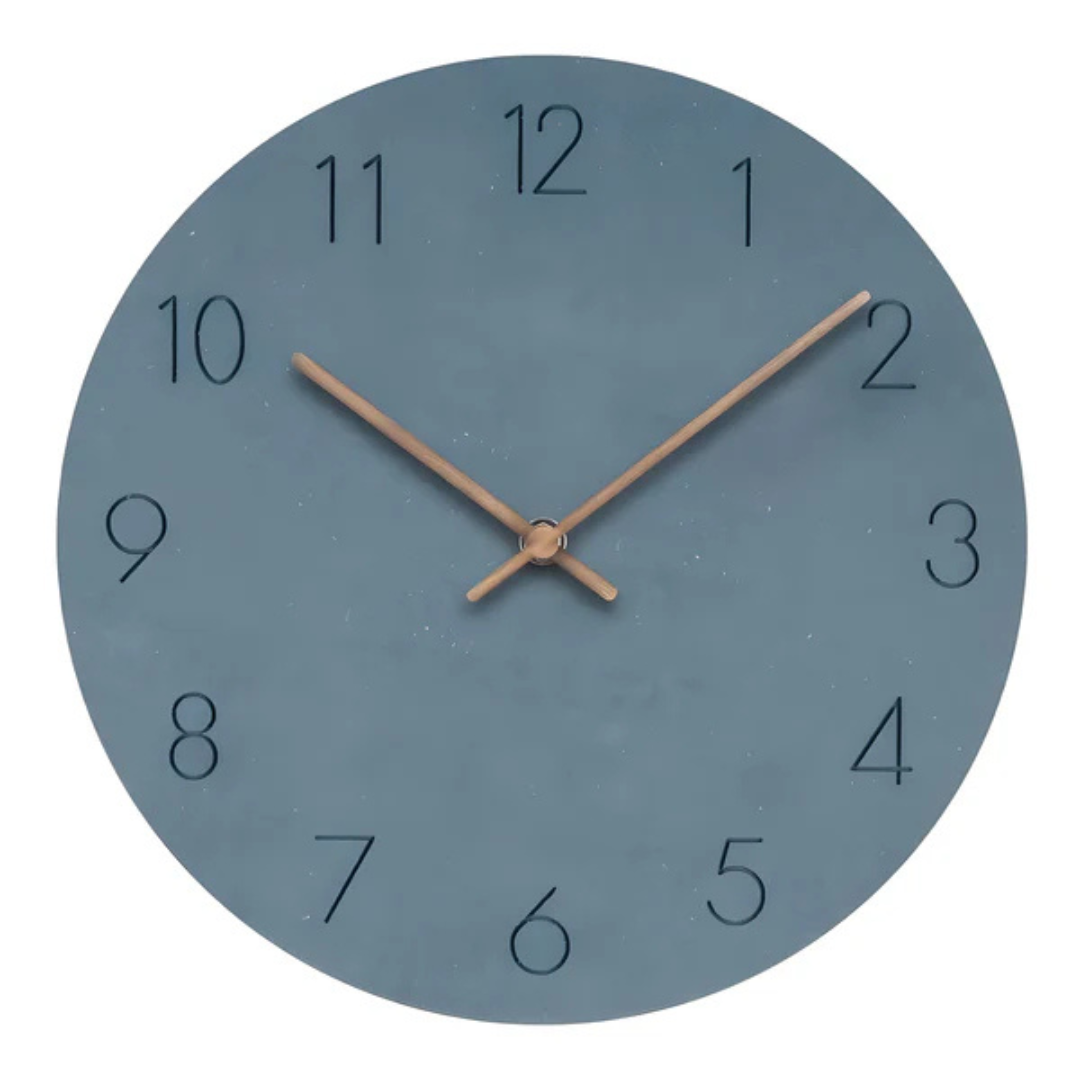 Nork - Horloge murale en bois élégante et stylée pour un look moderne