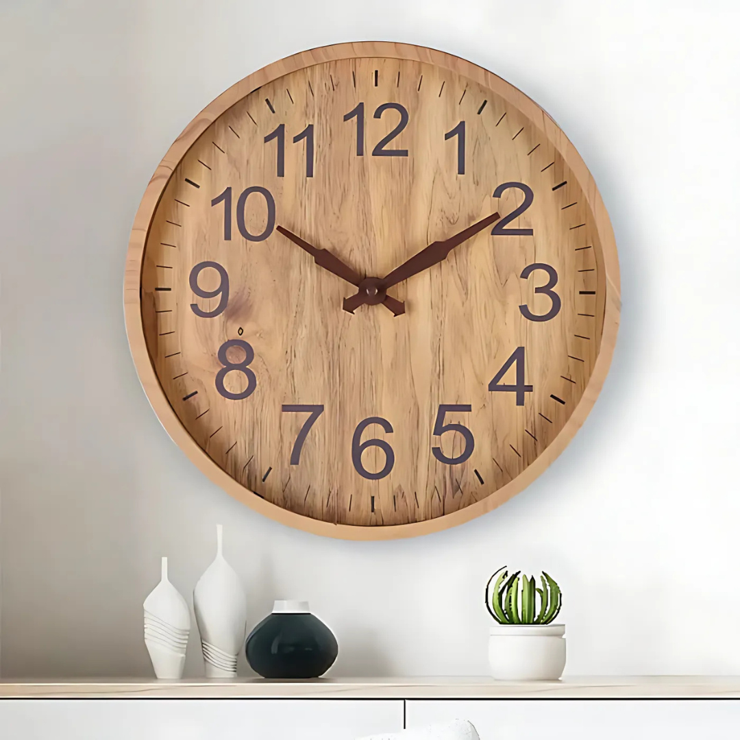 Horloge Clocky - Grande horloge murale élégante pour salon