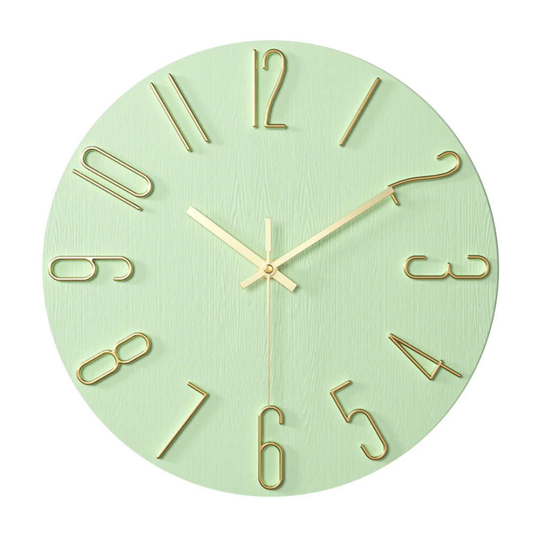 Noble - Horloge murale fine et élégante parfaite pour le salon