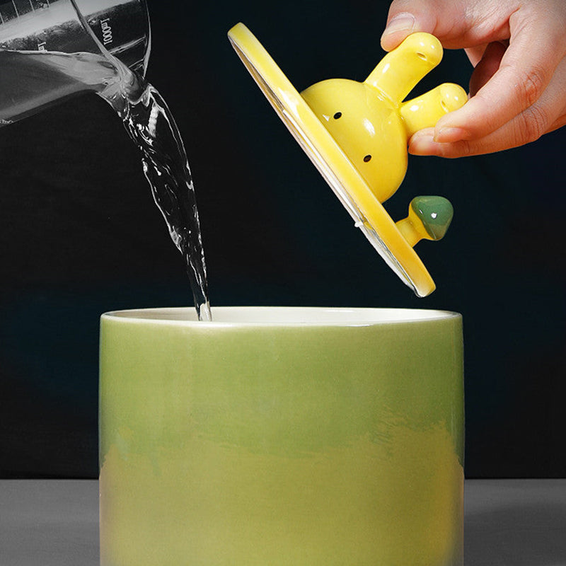 Distributeur d'eau élégant pour un lapin sain et heureux