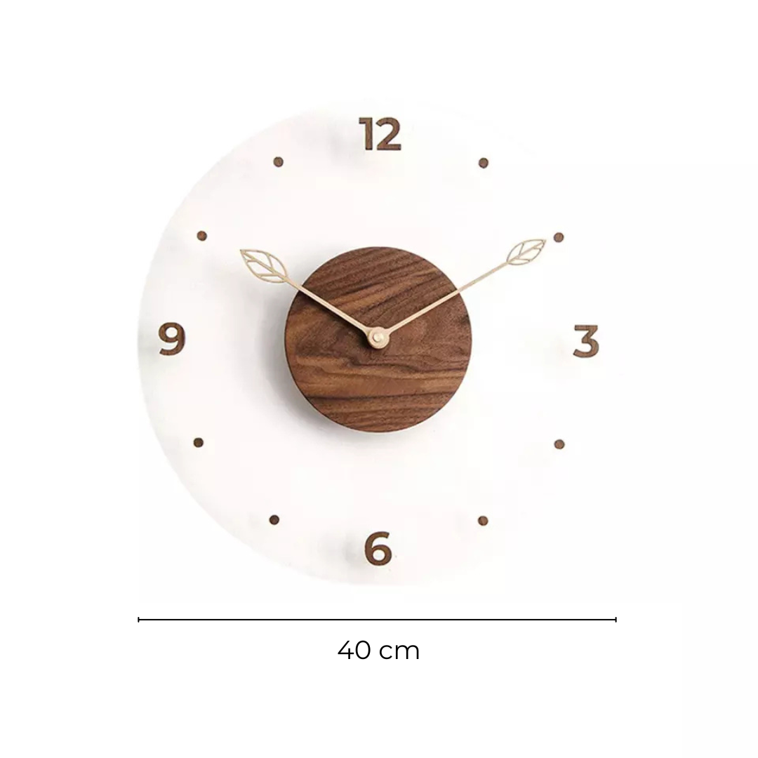 Lucis - Horloge murale élégante en acrylique pour un intérieur luxueux et stylé