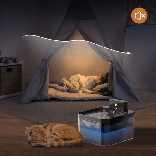 Fontaine à eau sans fil innovante pour chats pour une hydratation fraîche et fraîche