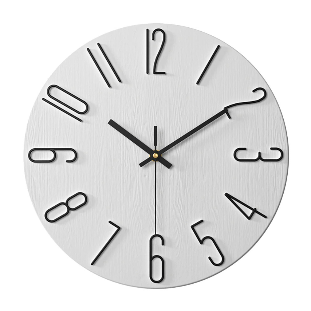 Noble - Horloge murale fine et élégante parfaite pour le salon