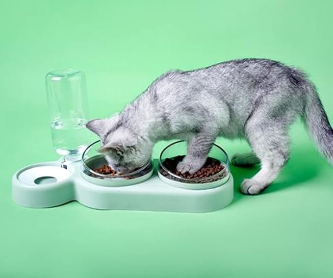 Station d'alimentation innovante 3-en-1 avec bacs pratiques compatibles lave-vaisselle pour plus de facilité