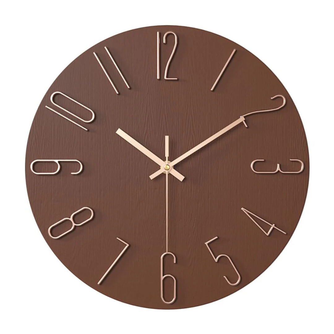 Noble - Horloge murale fine et élégante parfaite pour le salon