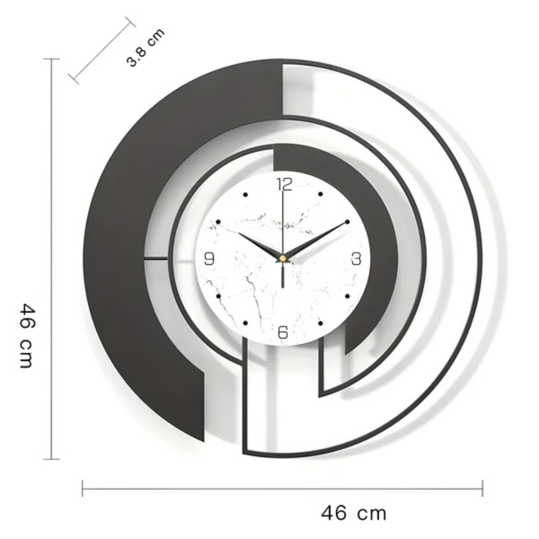 Arc - Horloge murale élégante et épurée pour un intérieur moderne