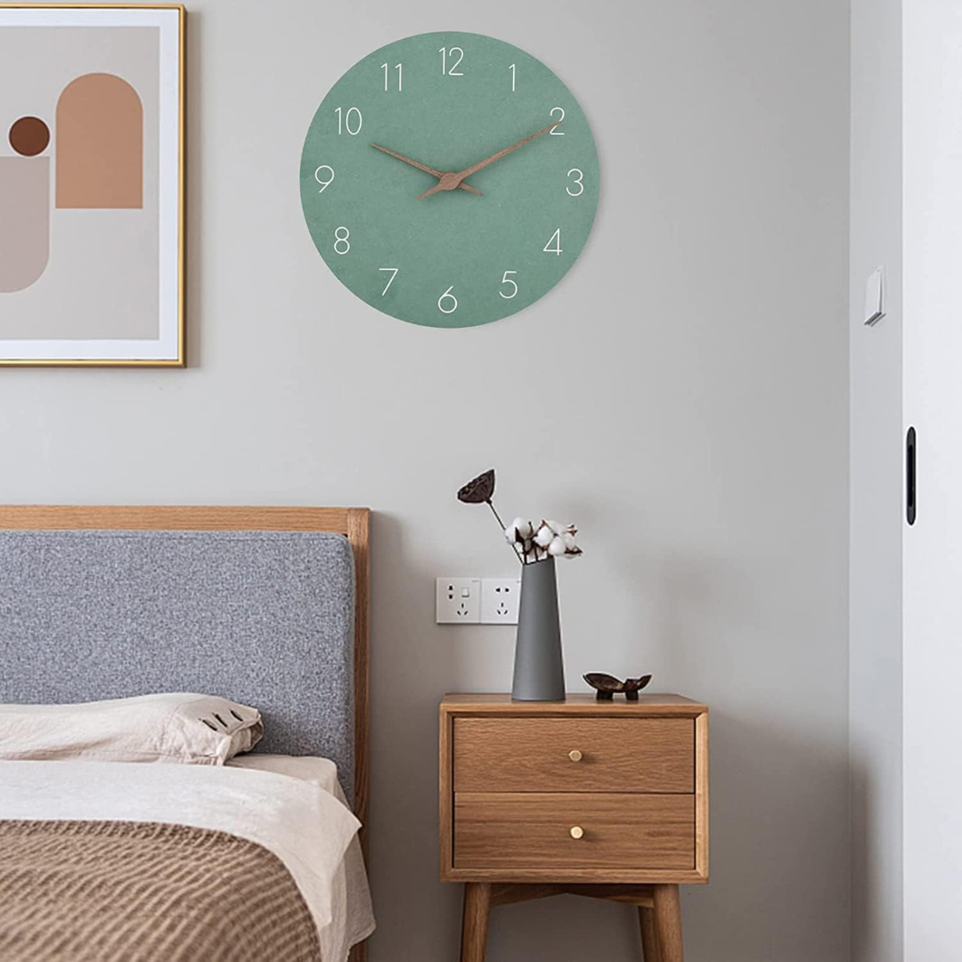 Nork - Horloge murale en bois élégante et stylée pour un look moderne