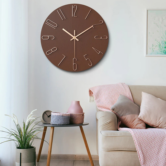 Noble - Horloge murale fine et élégante parfaite pour le salon