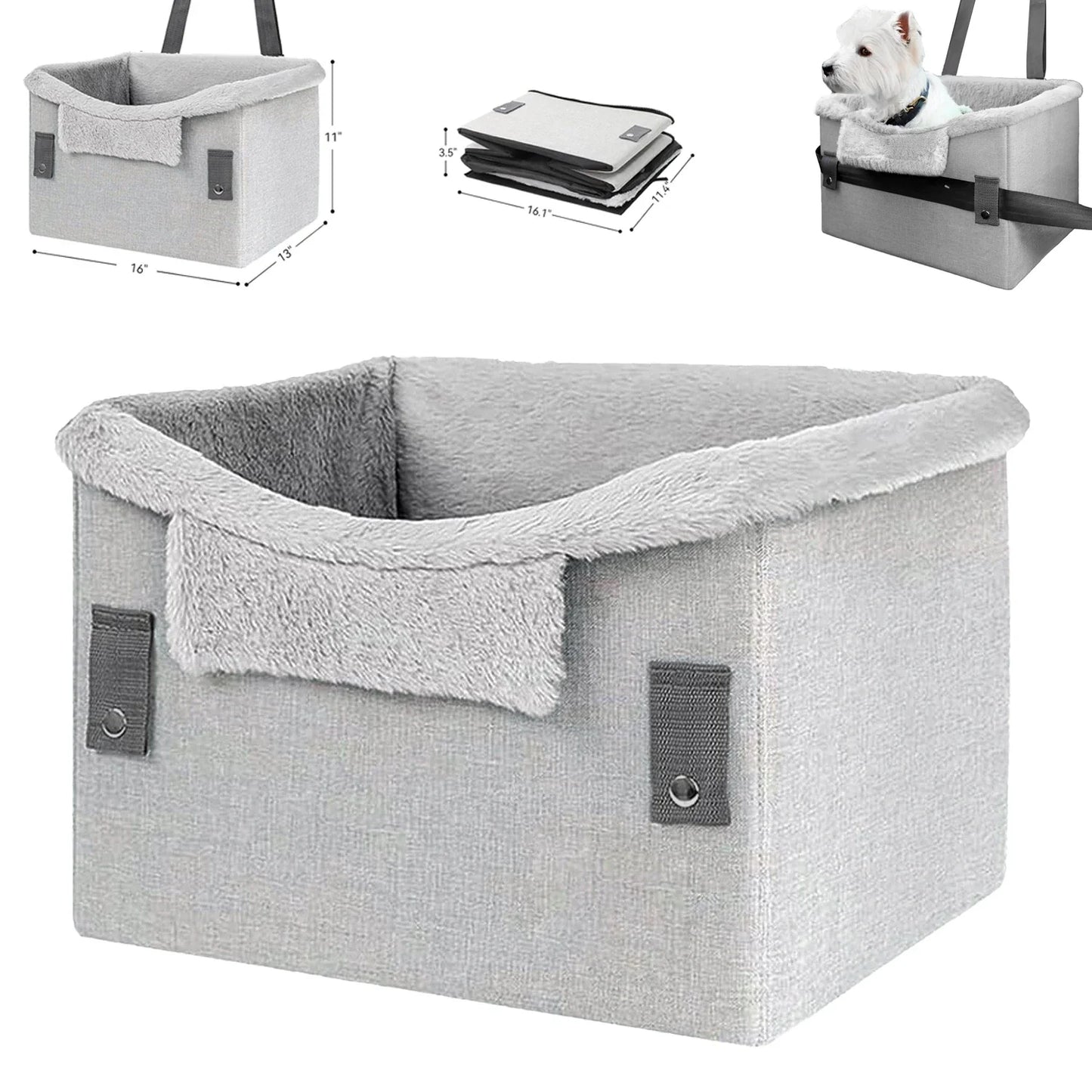 Siège auto confortable et portable pour petits chiens