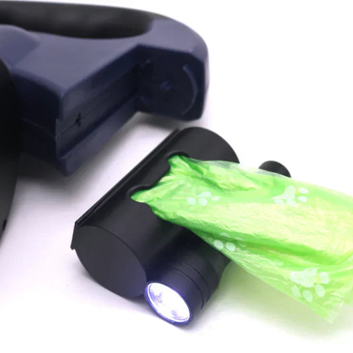 Marche pour chien sans bouton avec double système de contrôle pour une sécurité accrue