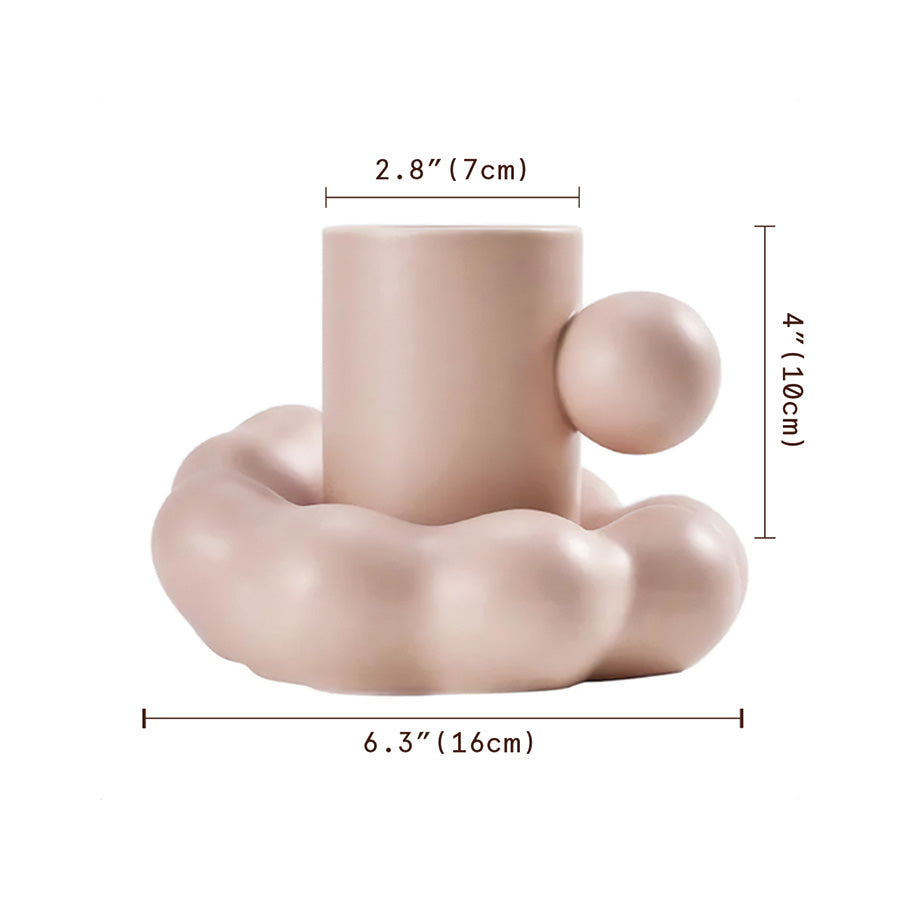 Ensemble de tasses en céramique Cloud – Élégance et confort pour vos boissons