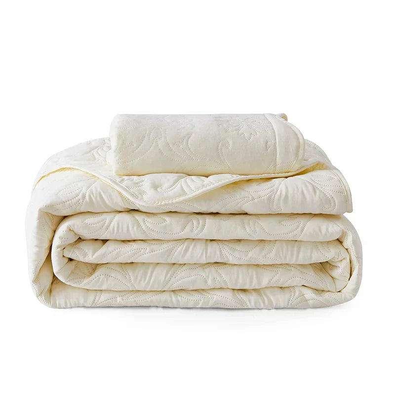 Couette en coton blanc luxueux pour un confort ultime – Disponible en 150x200 cm et 200x220 cm