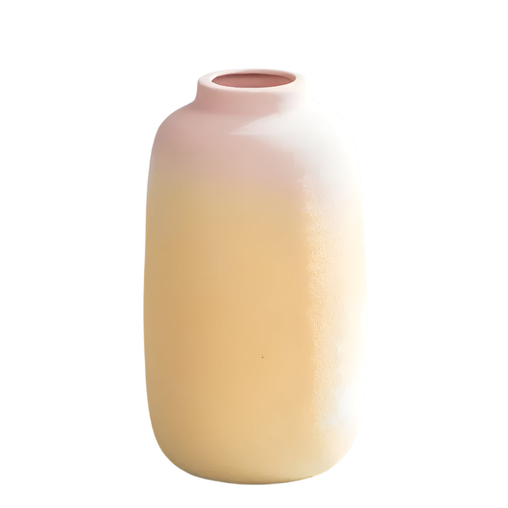 Isandria - Vase en céramique élégant aux couleurs macarons raffinées