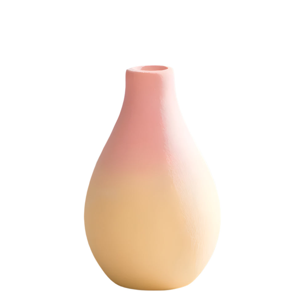 Isandria - Vase en céramique élégant aux couleurs macarons raffinées