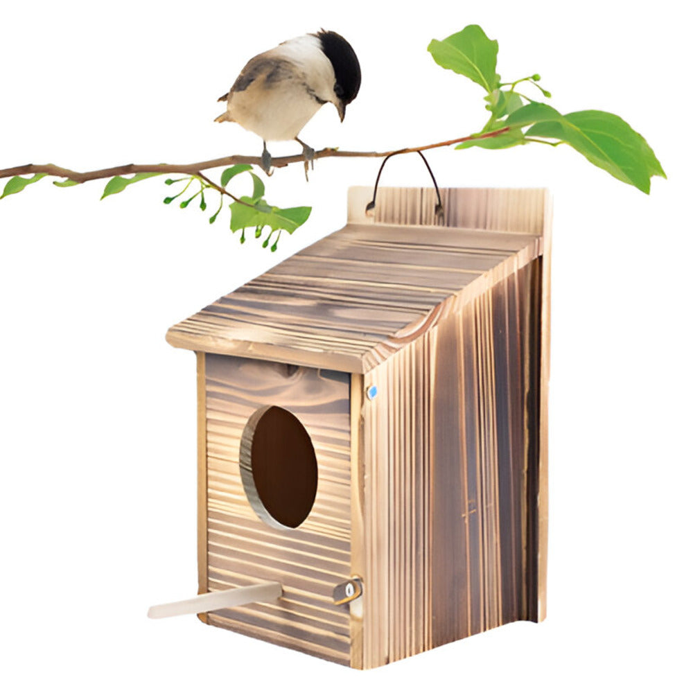 Virella - Nichoir en bois durable et résistant aux intempéries pour votre jardin