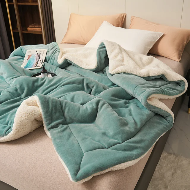 Couverture en polaire luxueuse - Plaid doux et chaud pour un confort ultime dans le salon et la chambre à coucher