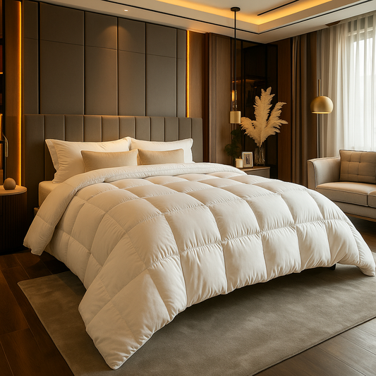 Luxe Couette Complète - Literie Douce comme de la Soie, Chaude et Respirante pour un Confort de Sommeil Ultime