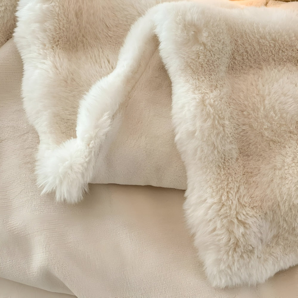 Couverture en polaire douillette et moelleuse – Super douce, chaude et élégante pour un confort supplémentaire