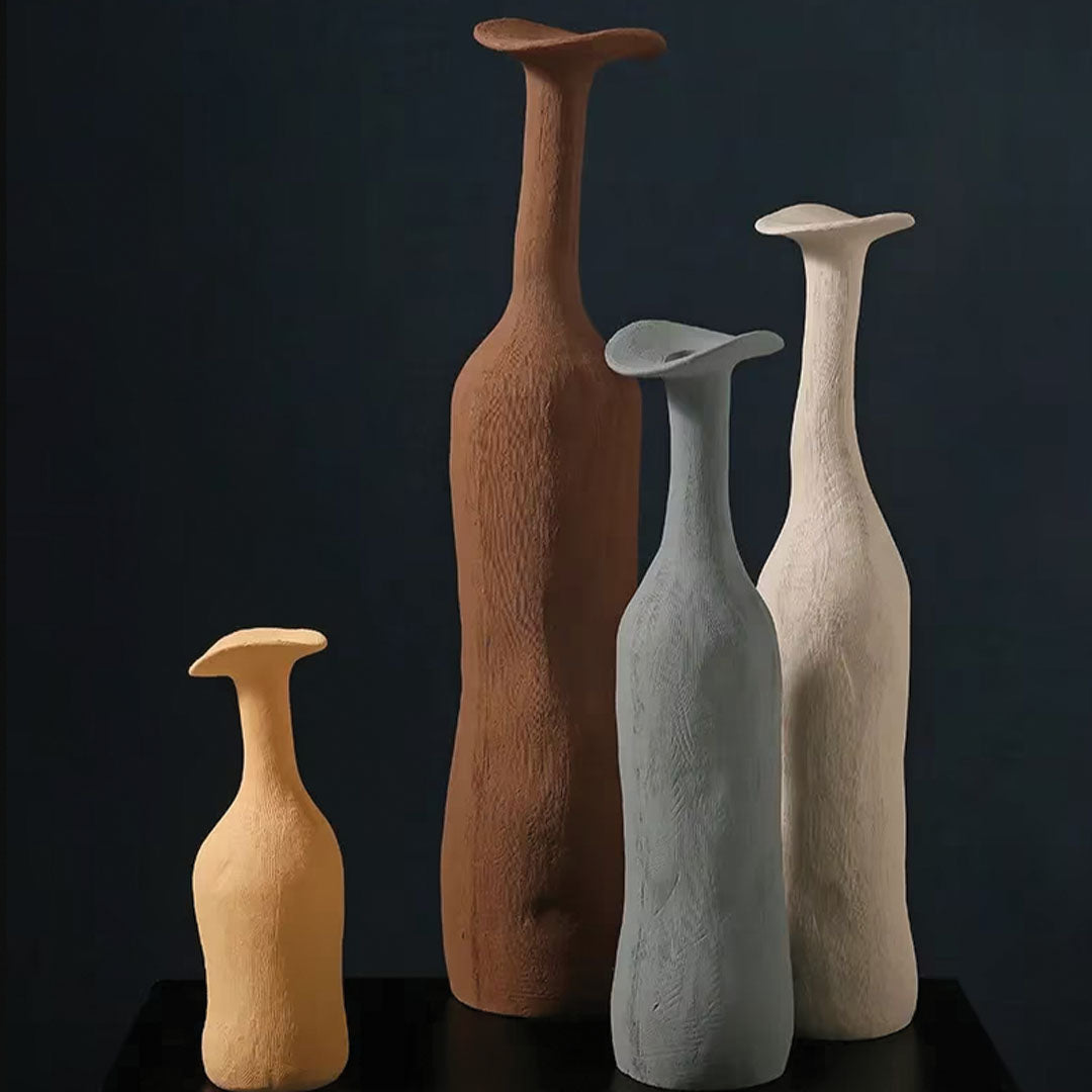 Vase en céramique moderne Morandi – Élément décoratif chic et élégant