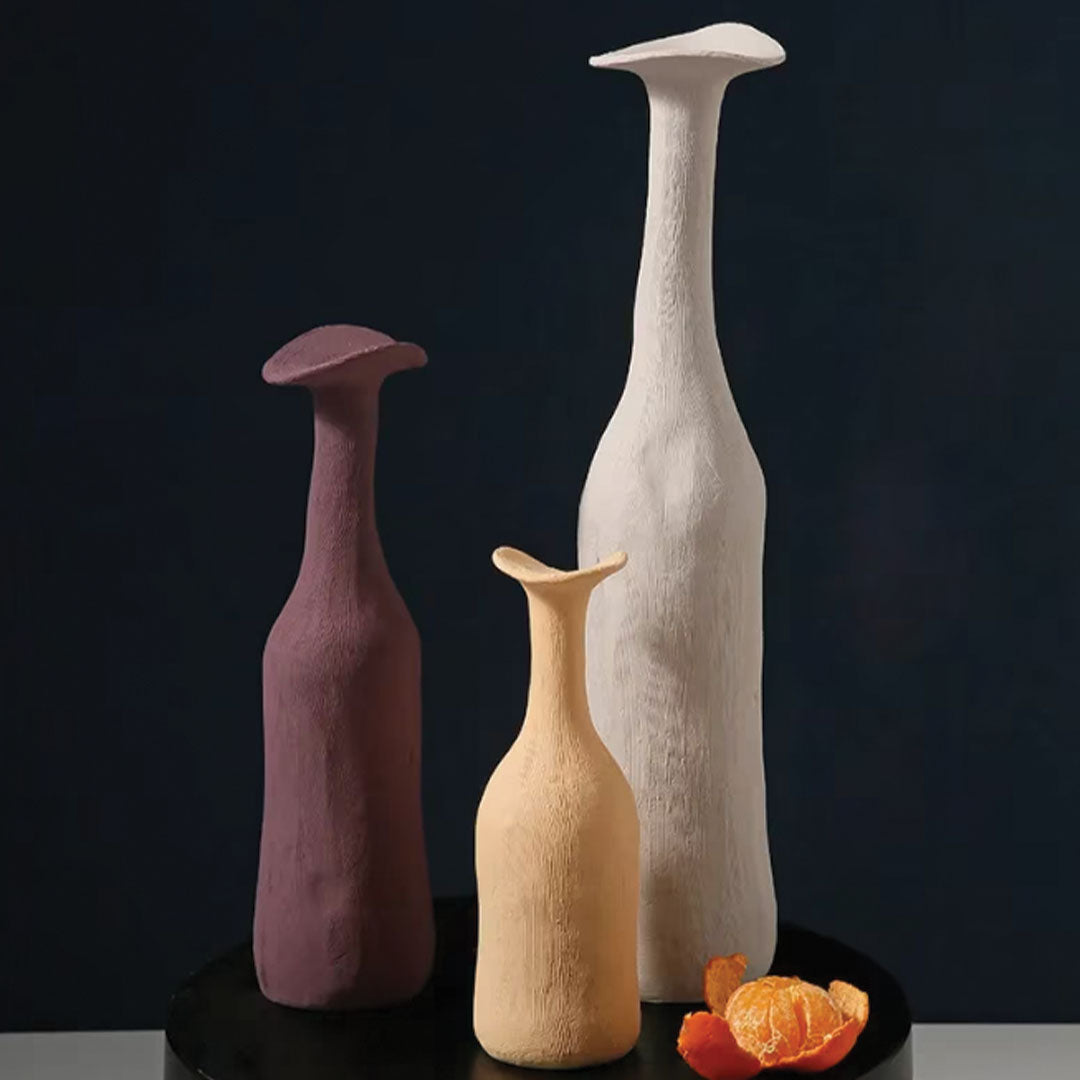 Vase en céramique moderne Morandi – Élément décoratif chic et élégant