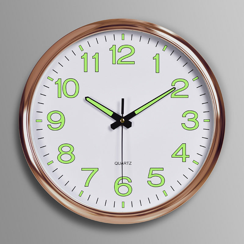 Treviq - Grande horloge murale phosphorescente pour un accent de pièce élégant et pratique