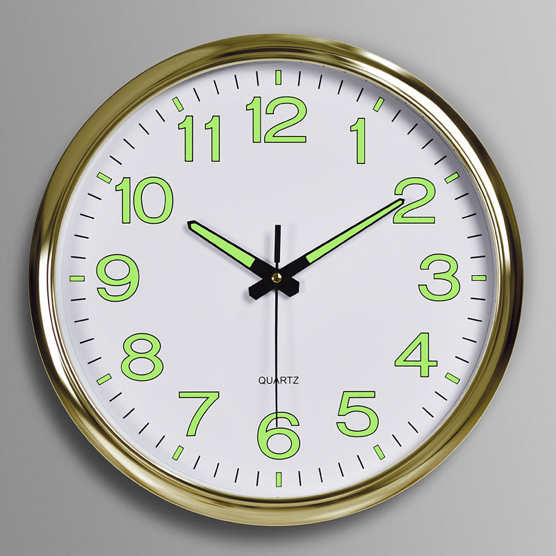 Treviq - Grande horloge murale phosphorescente pour un accent de pièce élégant et pratique