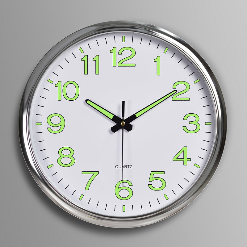 Treviq - Grande horloge murale phosphorescente pour un accent de pièce élégant et pratique