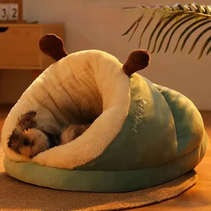 Lit pliant de luxe pour chien - Parfait pour un hiver chaud et confortable