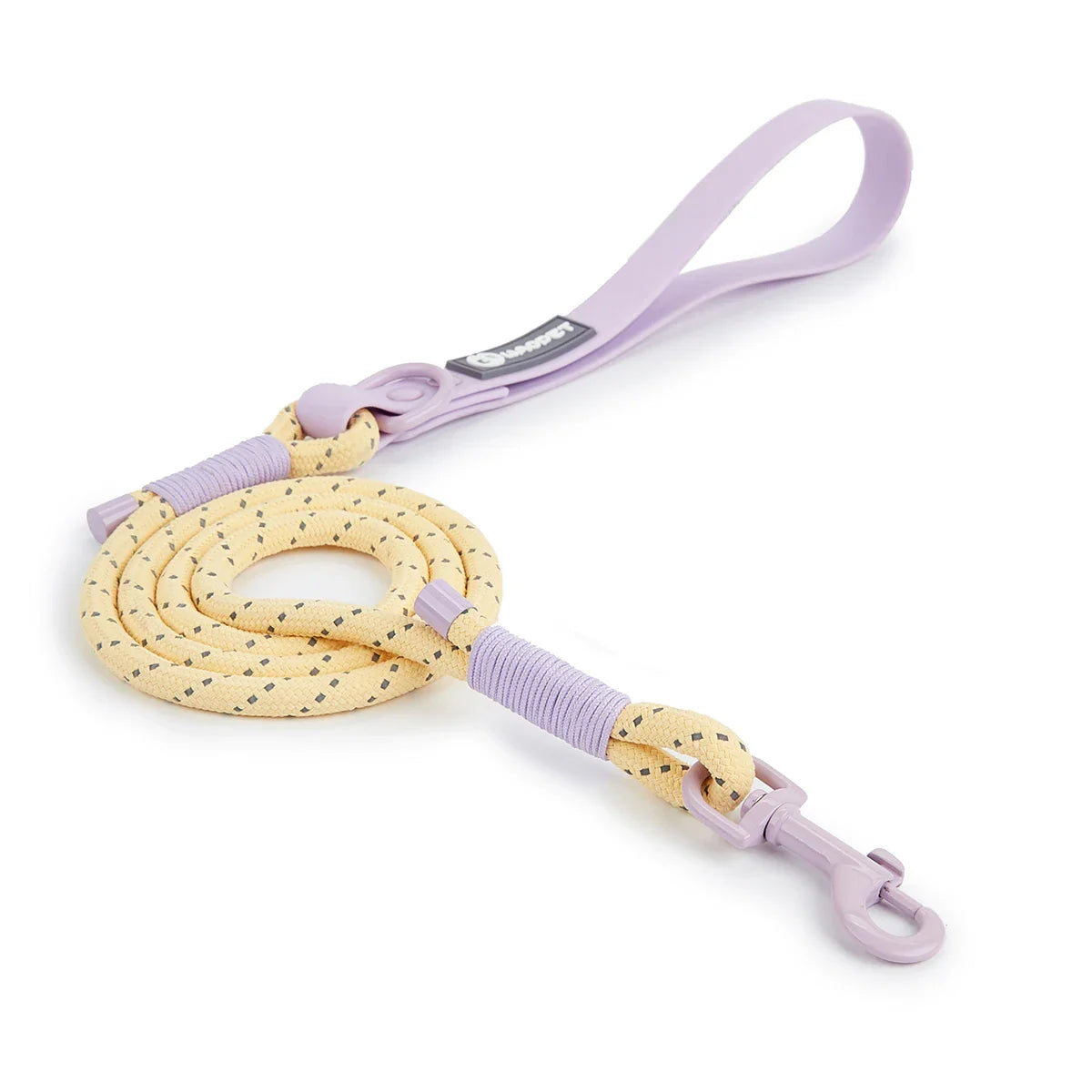 Laisse pour chien en nylon tressé à la main WebTrek Luxe pour confort et durabilité