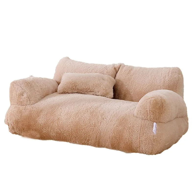 Lit de luxe pour chat pour se blottir au chaud en hiver et confort ultime
