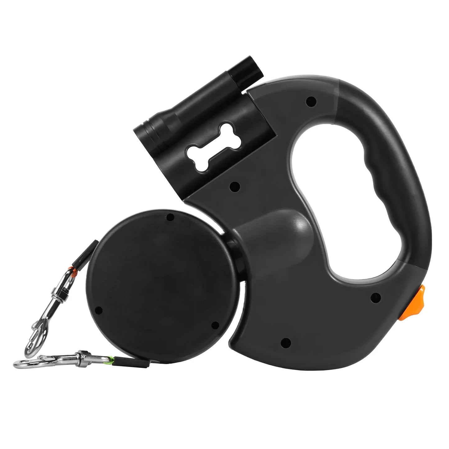 Laisse réfléchissante sécurisée pour chien avec poche de rangement pratique