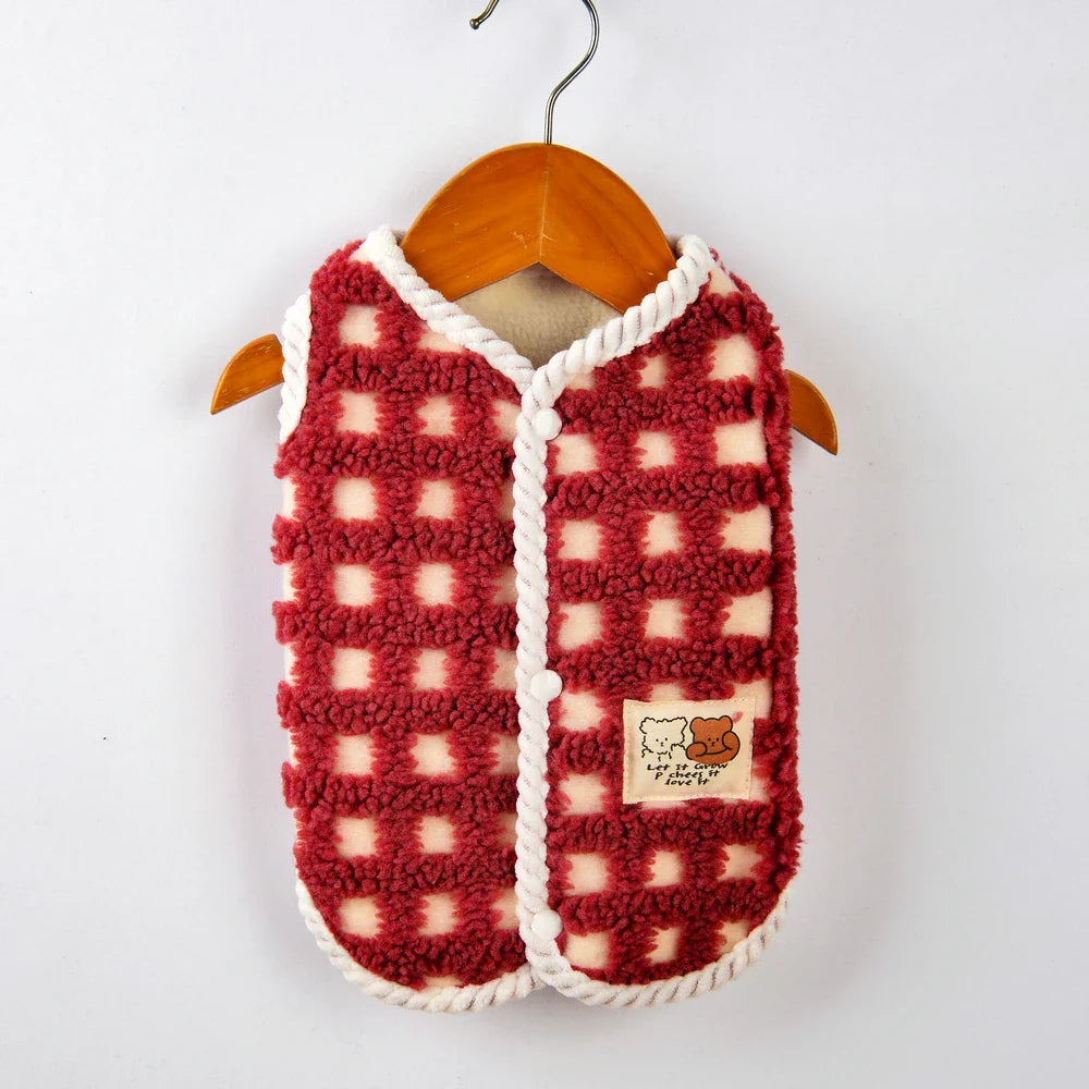 Manteau en polaire de confort luxe pour bouledogue français et chihuahua pour une protection chaude