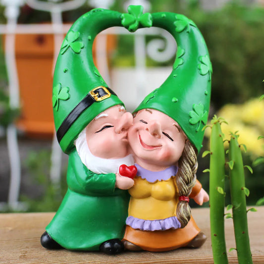 Sabinae - Figurine de gnome charmante pour décoration de jardin et de fête - Résine faite main pour une atmosphère enchanteresse