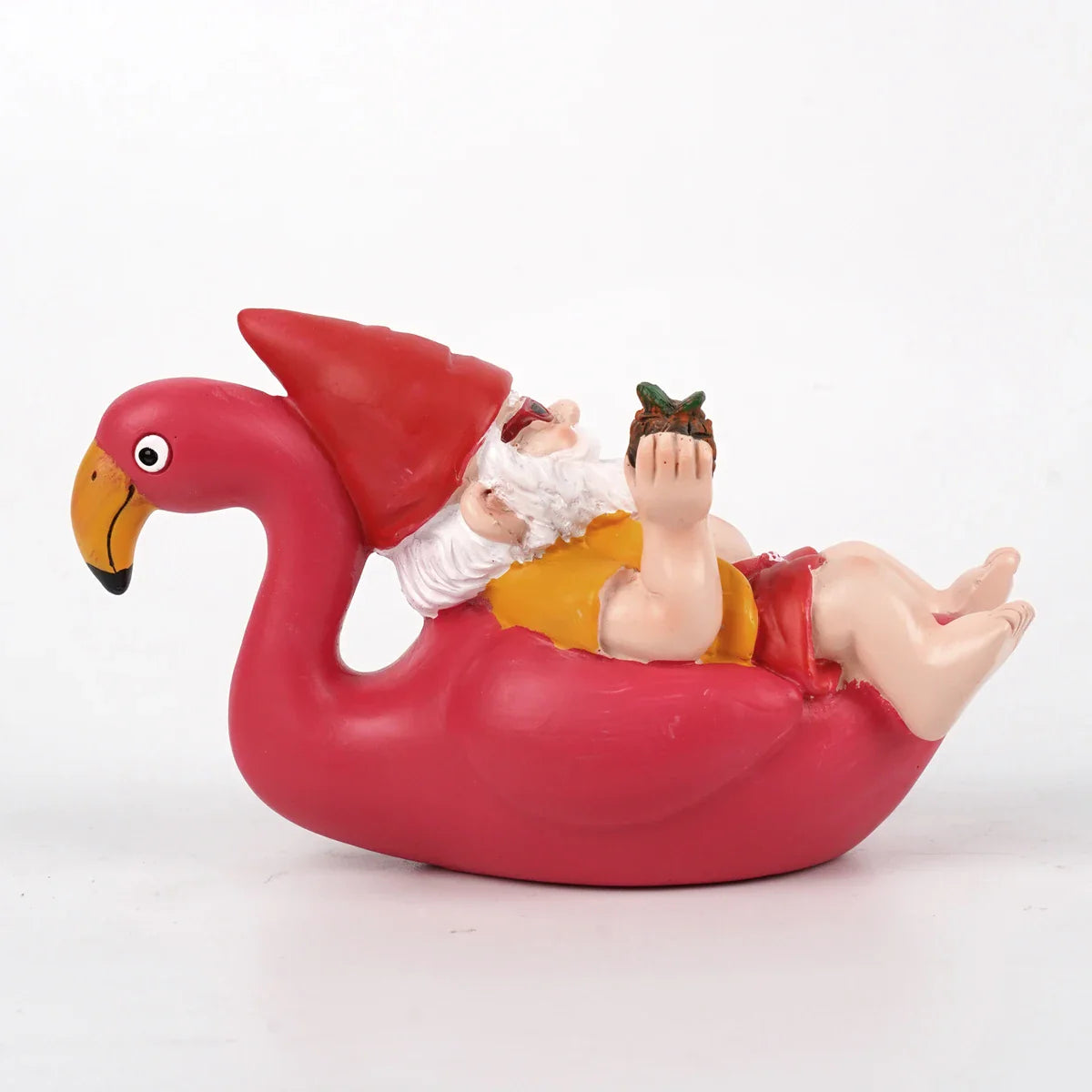 Phaedra - Figurine de gnome charmante avec ananas pour décoration de jardin enchanteresse