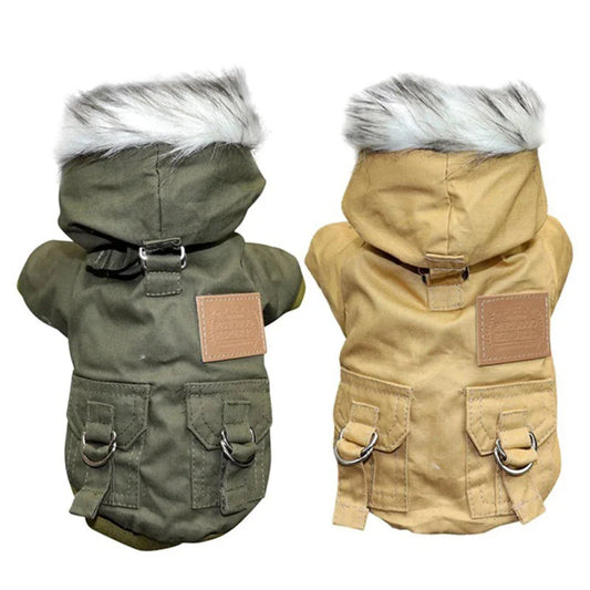 Manteau épais confortable et chaud pour animaux de compagnie
