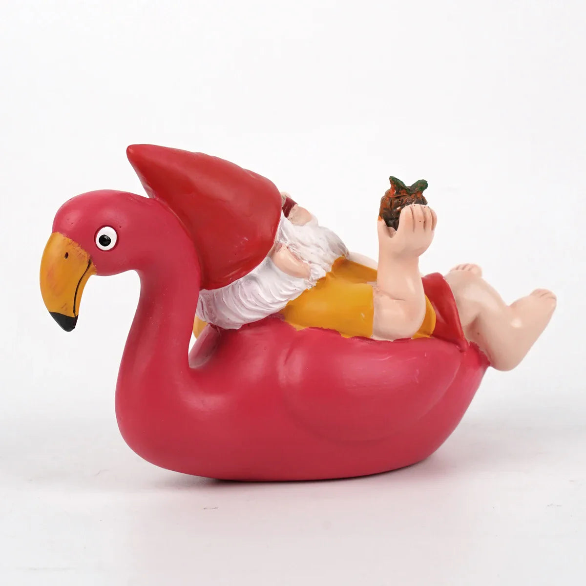Phaedra - Figurine de gnome charmante avec ananas pour décoration de jardin enchanteresse