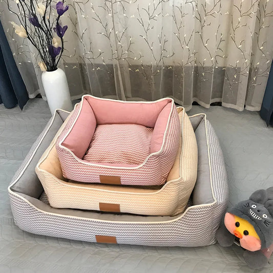 Chenil carré de luxe pour chat et chiot pour un confort ultime