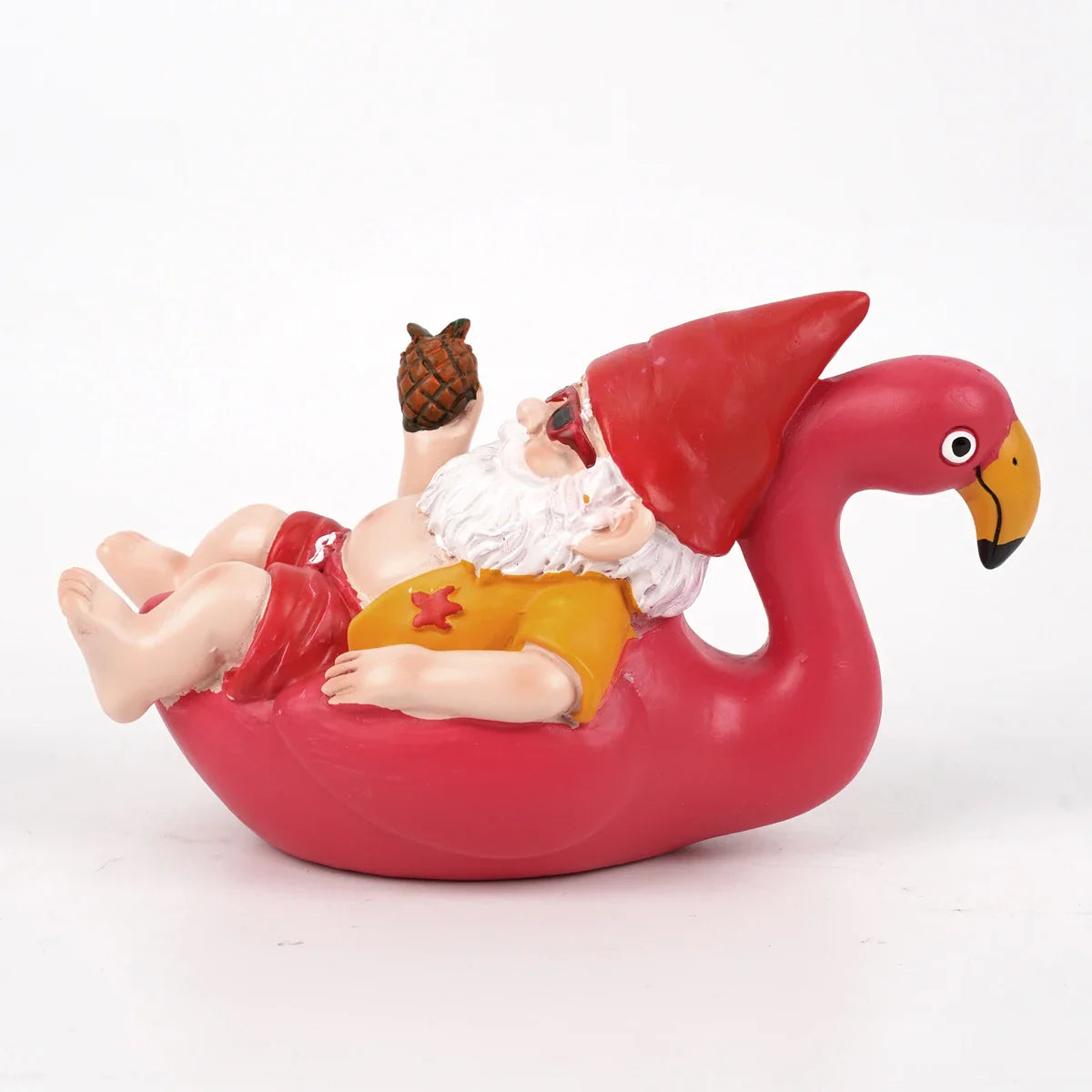 Phaedra - Figurine de gnome charmante avec ananas pour décoration de jardin enchanteresse