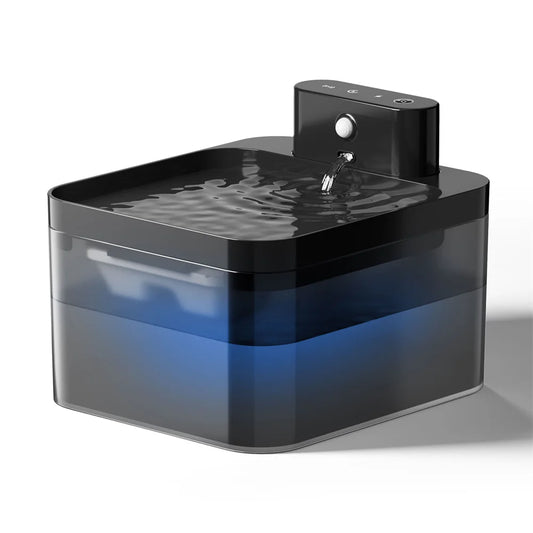 Fontaine à eau avec capteur sans fil avancé pour une meilleure expérience adaptée aux chats
