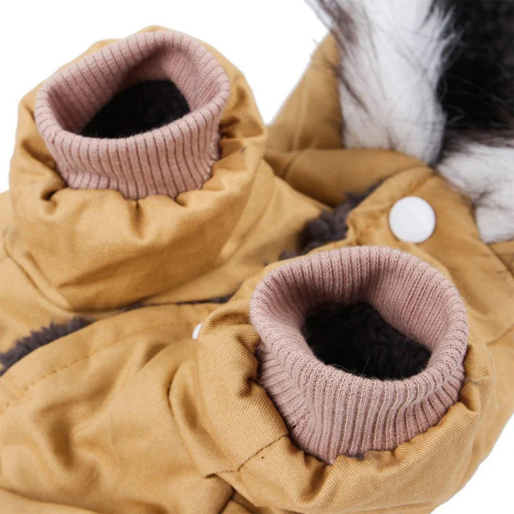 Manteau épais confortable et chaud pour animaux de compagnie
