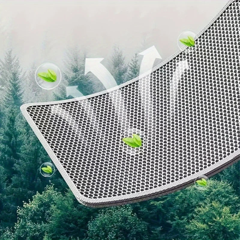 Tapis de litière pour chat de luxe avec fonction griffoir intégrée pour une protection supplémentaire