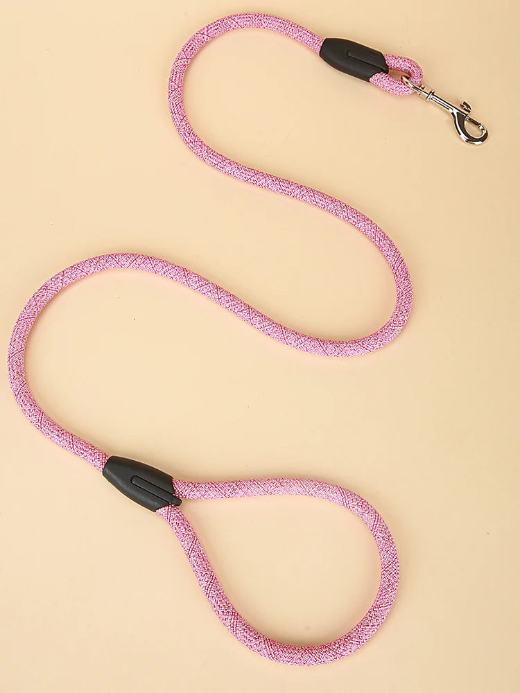 Laisse élégante pour chien moyen avec corde ronde confortable