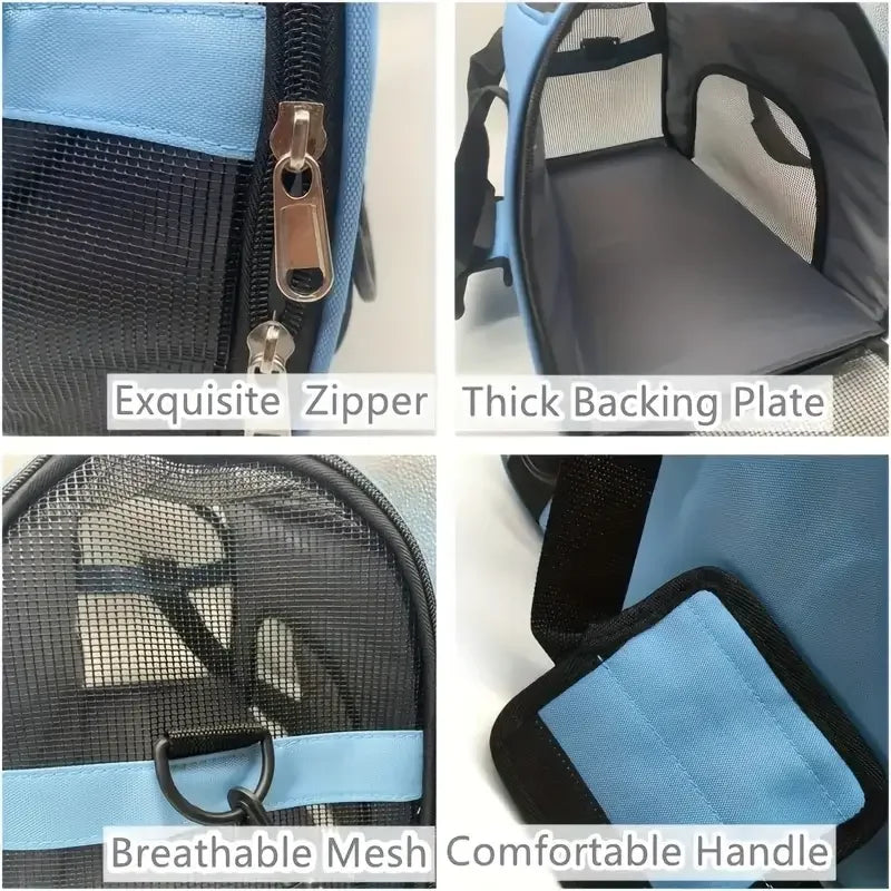 Sac de voyage de luxe pour animaux de compagnie pour un transport facile et confortable