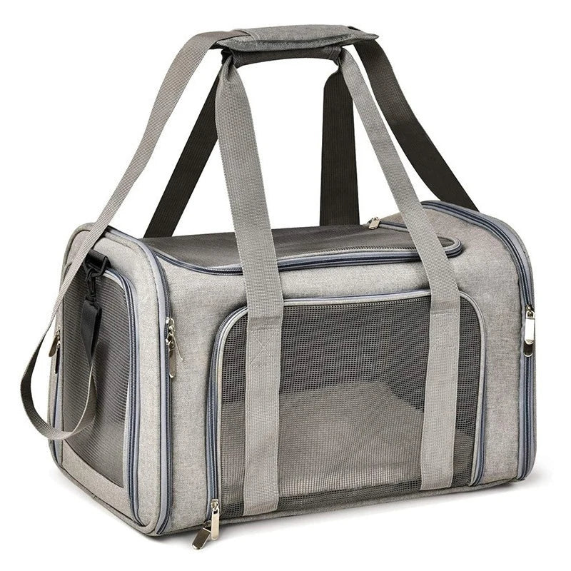 Sac de transport latéral doux confortable et sûr pour chiens