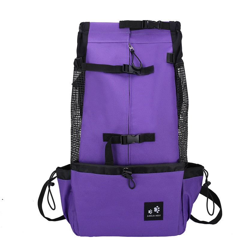 Sac de voyage écologique pour animaux avec poche latérale pratique pour confort et commodité